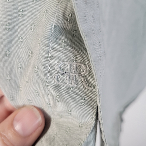 Mens Banana Republic Leggiuno Woven in Italy LS Button Front Shirt Size Large - Picture 6 of 11